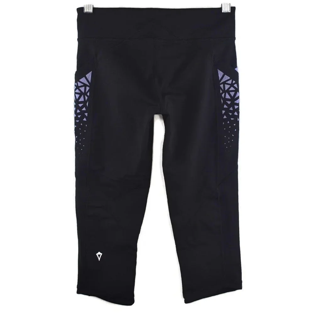 ivivva Laser Focused Crops Size 12 in Black
